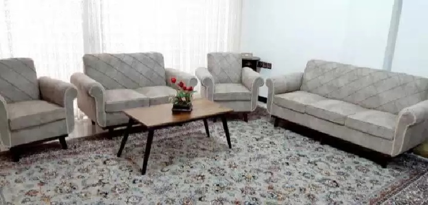 مبلمان خاکستری - تعمیر مبل در اصفهان