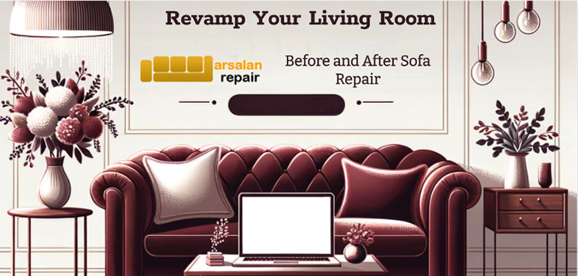 تعمیر مبل - قبل و بعد تعمیر مبل