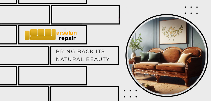 چوب مبل - بازسازی رنگ مبل چوبی